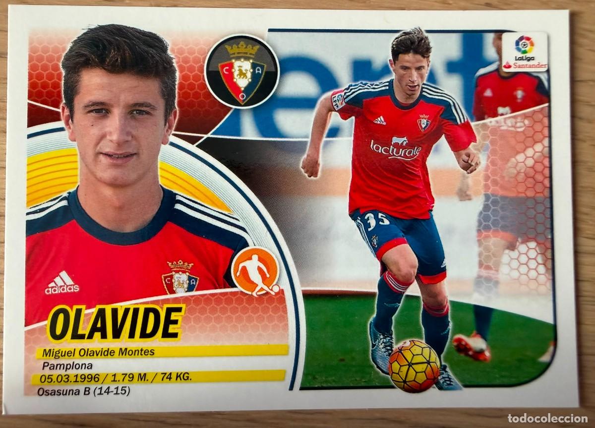 Cromos de f&uacute;tbol: 12A 12 A OLAVIDE OSASUNA 16 17 2016 2017 LIGA SANTANDER COLECCIONES ESTE SIN PEGAR STICKER