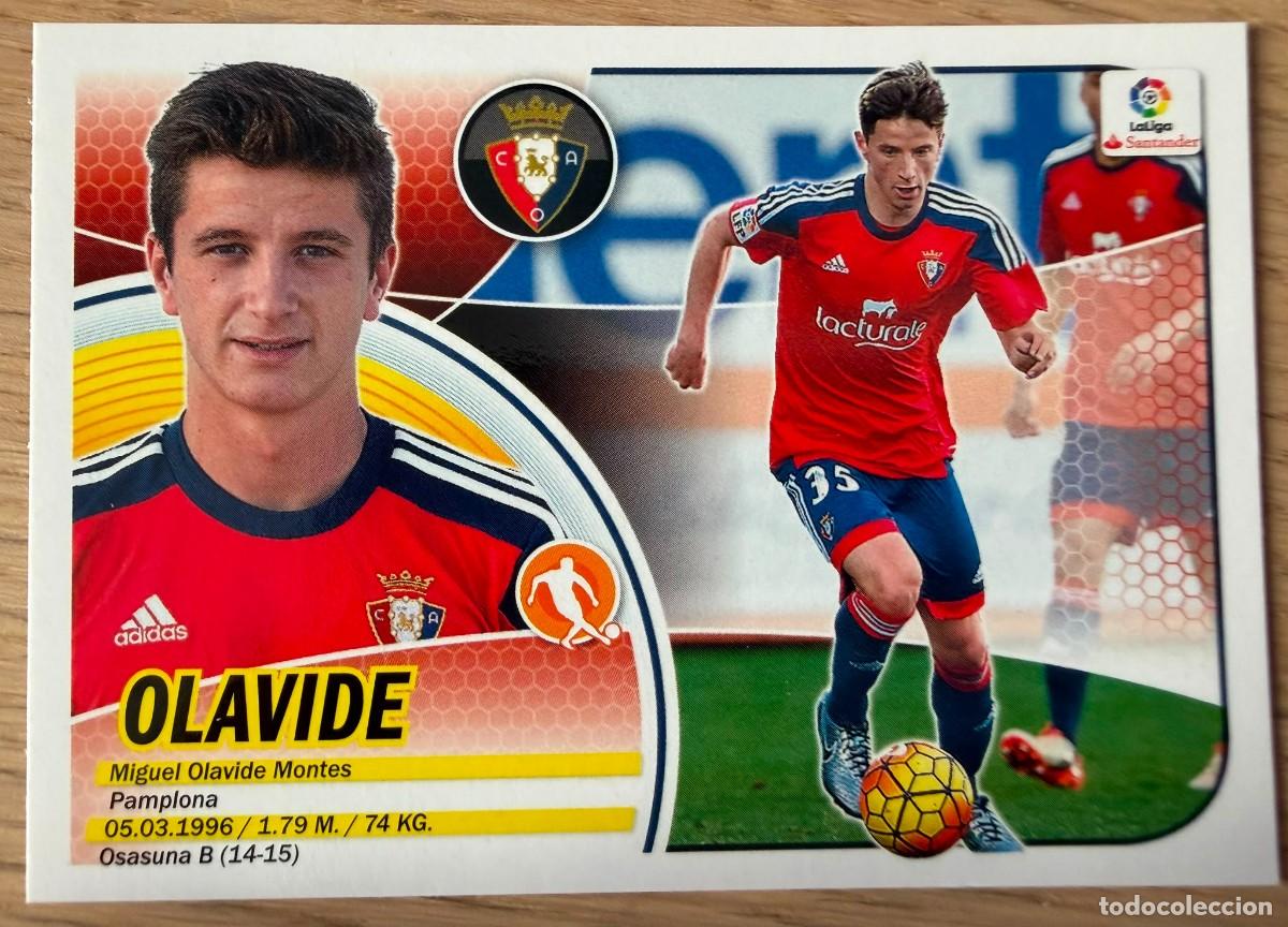 Cromos de f&uacute;tbol: 12A 12 A OLAVIDE OSASUNA 16 17 2016 2017 LIGA SANTANDER COLECCIONES ESTE SIN PEGAR STICKER