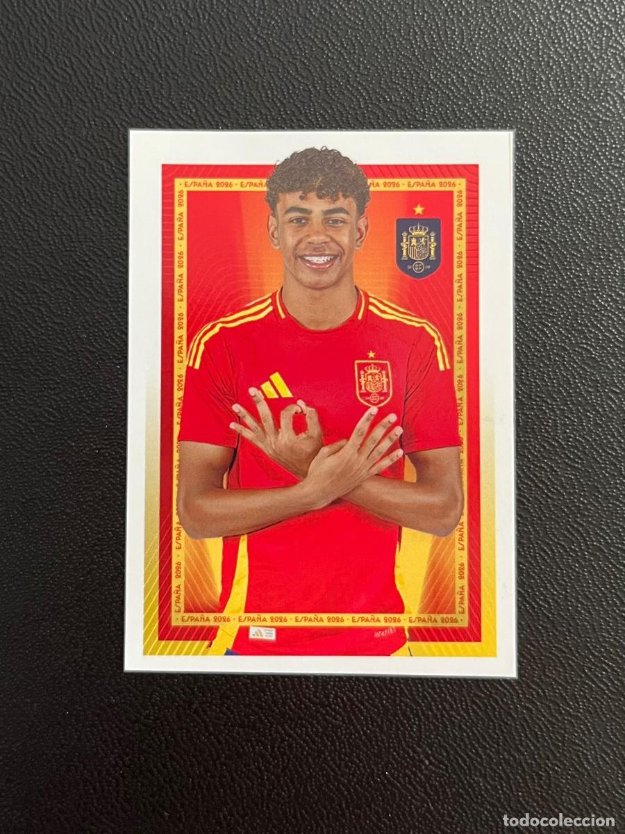 Cromos de f&uacute;tbol: 49 LAMINE YAMAL ESPA&Ntilde;A STICKER COLECCI&Oacute;N SELECCI&Oacute;N ESPA&Ntilde;OLA F&Uacute;TBOL CARREFOUR CROMO MUNDIAL 2026