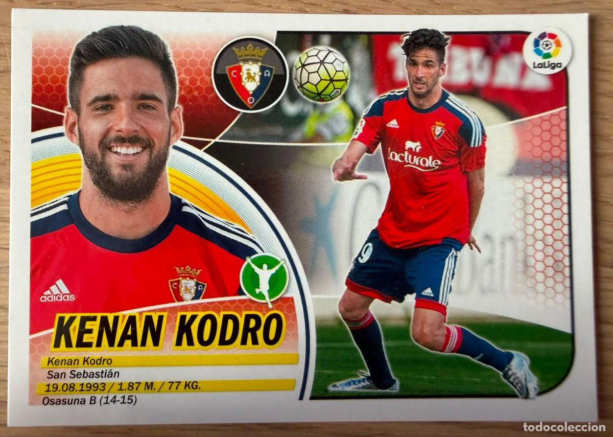 Cromos de f&uacute;tbol: 15A KODRO LOGO SOLO LIGA OSASUNA 16 17 2016 2017 LIGA SANTANDER COLECCIONES ESTE SIN PEGAR STICKER