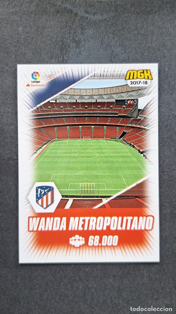 Cromos de f&uacute;tbol: L1 ESTADIO WANDA METROPOLITANO ATLETICO DE MADRID 76 PANINI MEGACRACKS 2017 2018 17 18