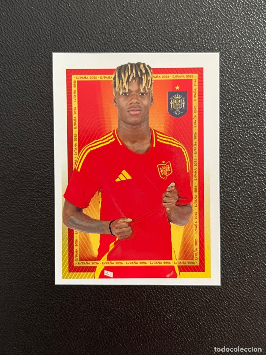 Cromos de f&uacute;tbol: 59 NICO WILLIAMS JR ESPA&Ntilde;A STICKER COLECCI&Oacute;N SELECCI&Oacute;N ESPA&Ntilde;OLA F&Uacute;TBOL CARREFOUR CROMO MUNDIAL 2026