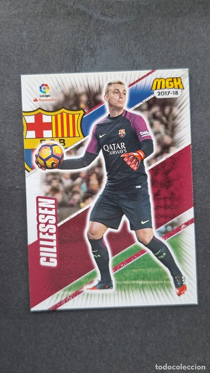 Cromos de f&uacute;tbol: L1 CILLESSEN F. C. BARCELONA 84 PANINI MEGACRACKS 2017 2018 17 18