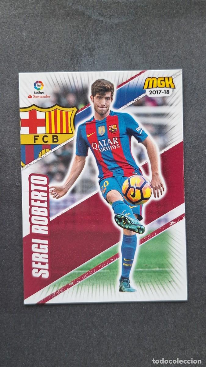 Cromos de f&uacute;tbol: L1 SERGI ROBERTO F. C. BARCELONA 85 PANINI MEGACRACKS 2017 2018 17 18