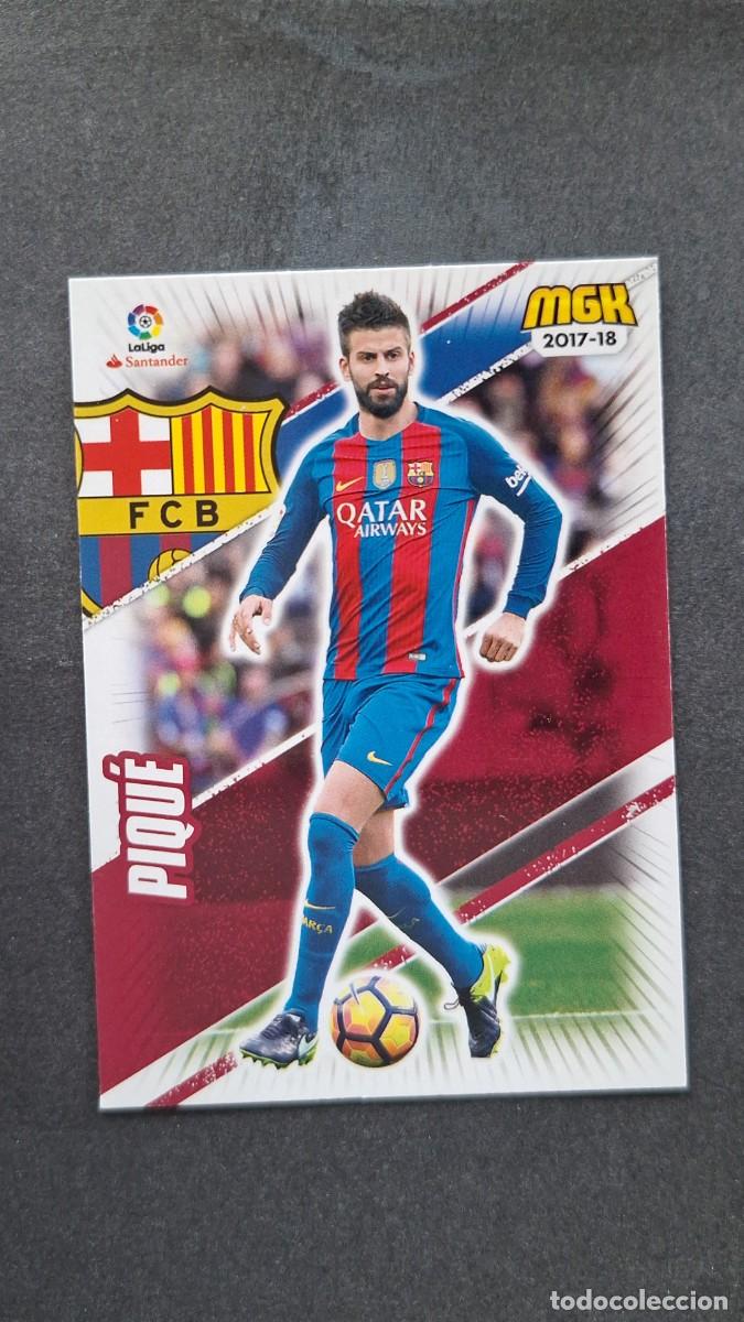 Cromos de f&uacute;tbol: L1 PIQUE F. C. BARCELONA 86 PANINI MEGACRACKS 2017 2018 17 18