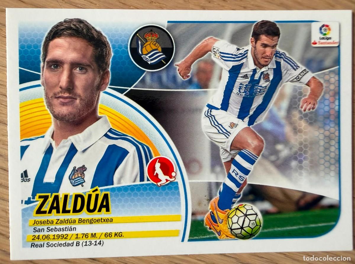 Cromos de f&uacute;tbol: 3A 3 A ZALDUA REAL SOCIEDAD 16 17 2016 2017 LIGA SANTANDER COLECCIONES ESTE SIN PEGAR STICKER