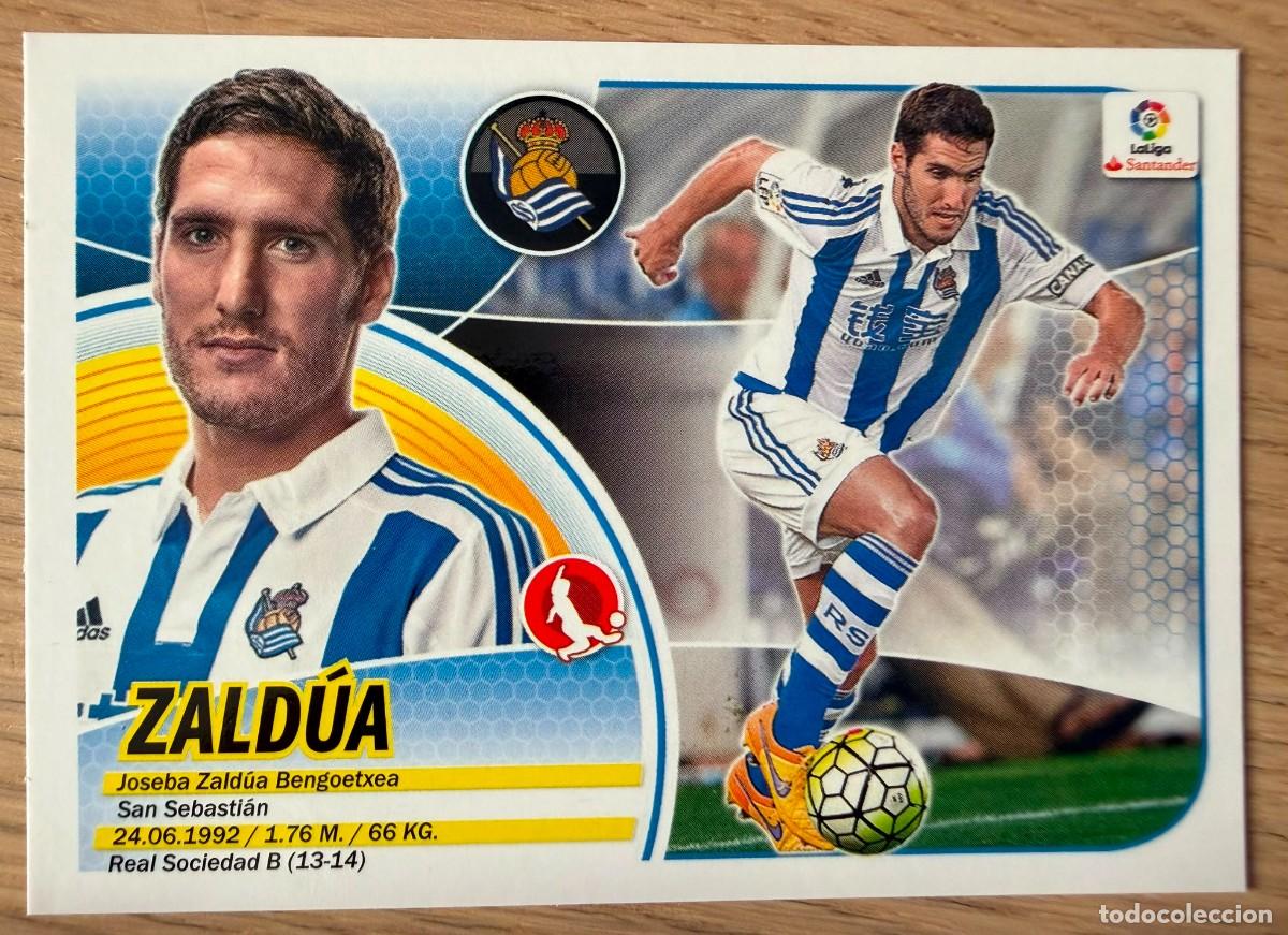 Cromos de f&uacute;tbol: 3A 3 A ZALDUA REAL SOCIEDAD 16 17 2016 2017 LIGA SANTANDER COLECCIONES ESTE SIN PEGAR STICKER