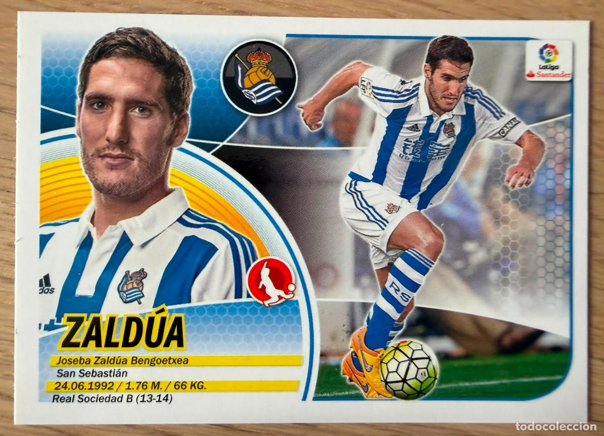 Cromos de f&uacute;tbol: 3A 3 A ZALDUA REAL SOCIEDAD 16 17 2016 2017 LIGA SANTANDER COLECCIONES ESTE SIN PEGAR STICKER