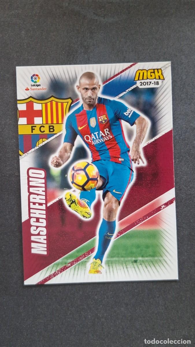Cromos de f&uacute;tbol: L1 MASCHERANO F. C. BARCELONA 87 PANINI MEGACRACKS 2017 2018 17 18