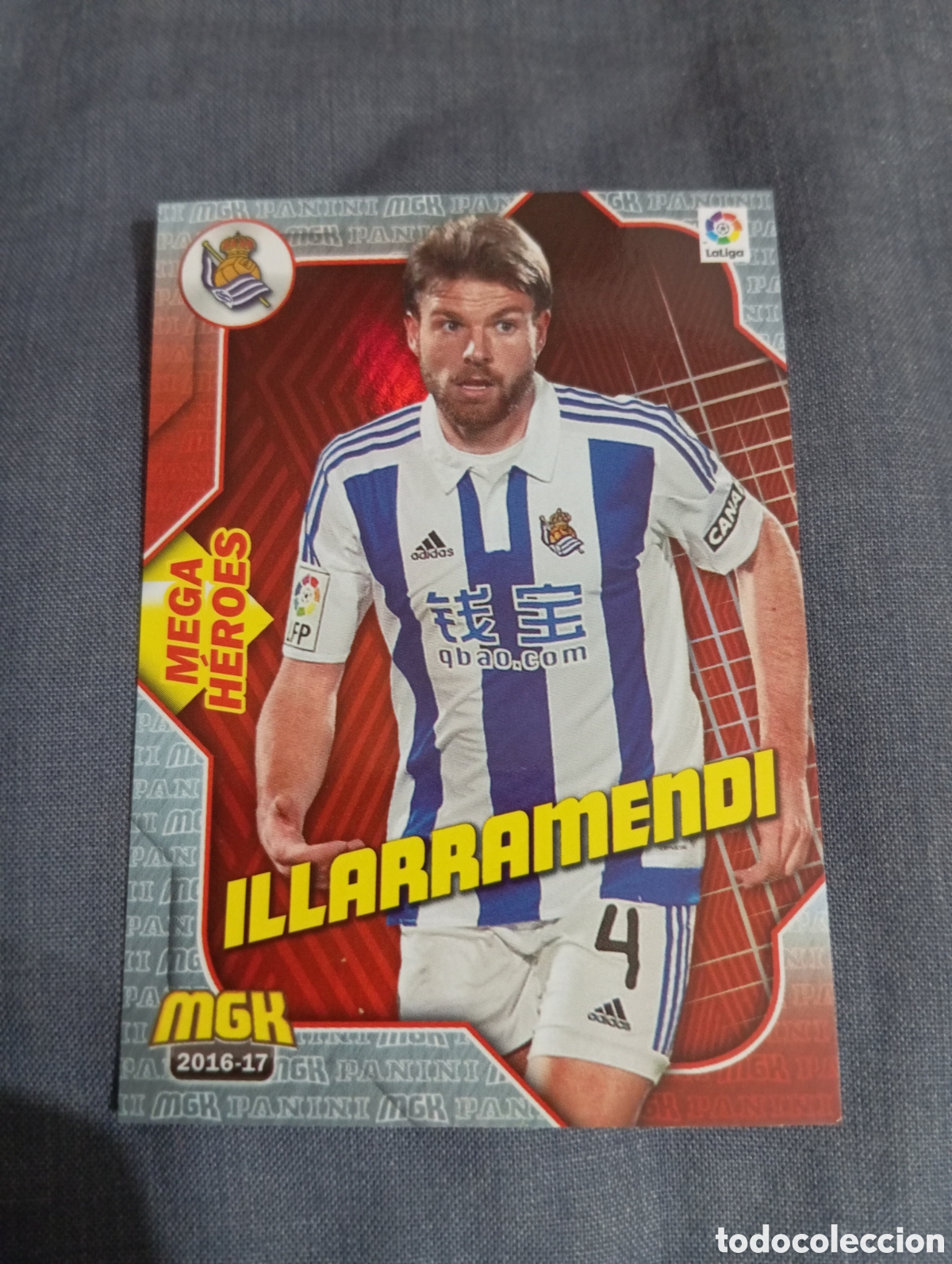 Cromos de f&uacute;tbol: Illarramendi Real Sociedad MEGA HEROES n&deg;431 / PANINI MEGACRACKS 2016/2017