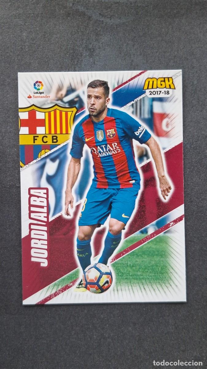 Cromos de f&uacute;tbol: L1 JORDI ALBA F. C. BARCELONA 89 PANINI MEGACRACKS 2017 2018 17 18