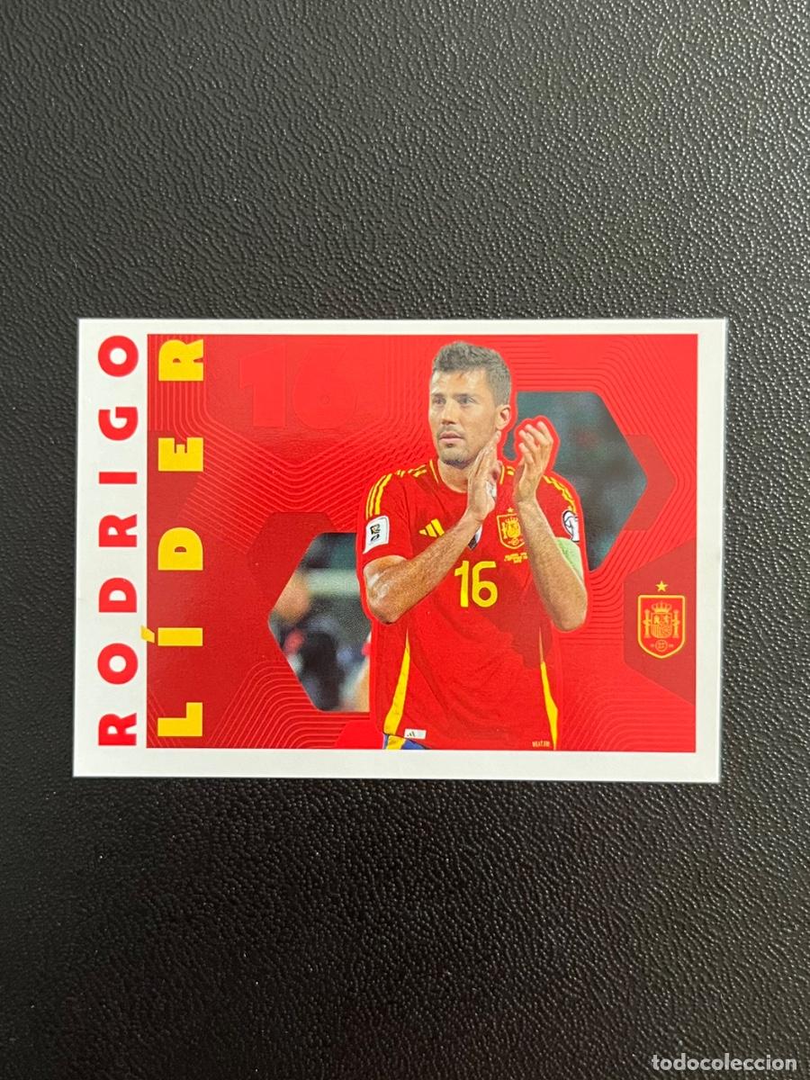Cromos de f&uacute;tbol: 67 RODRIGO L&Iacute;DER ESPA&Ntilde;A STICKER COLECCI&Oacute;N SELECCI&Oacute;N ESPA&Ntilde;OLA F&Uacute;TBOL CARREFOUR CROMO MUNDIAL 2026
