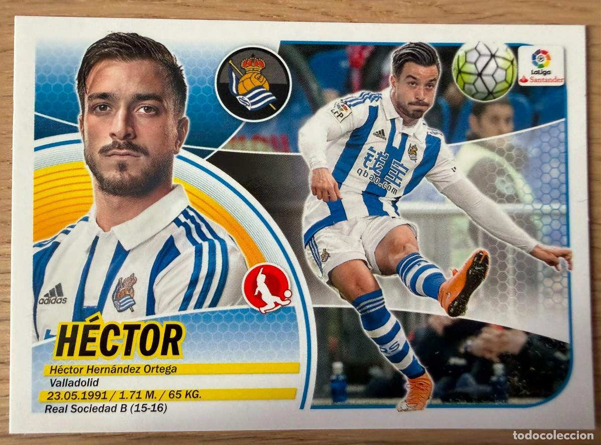 Cromos de f&uacute;tbol: 7B 7 B HECTOR REAL SOCIEDAD 16 17 2016 2017 LIGA SANTANDER COLECCIONES ESTE SIN PEGAR STICKER