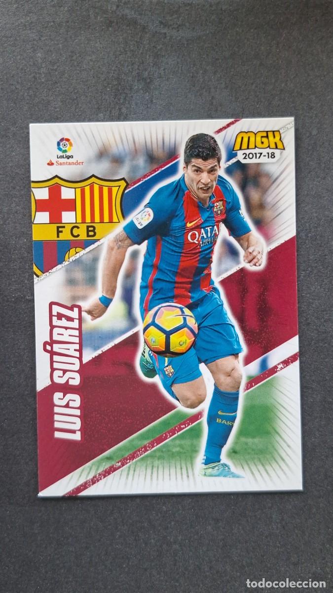 Cromos de f&uacute;tbol: L1 LUIS SUAREZ F. C. BARCELONA 99 PANINI MEGACRACKS 2017 2018 17 18