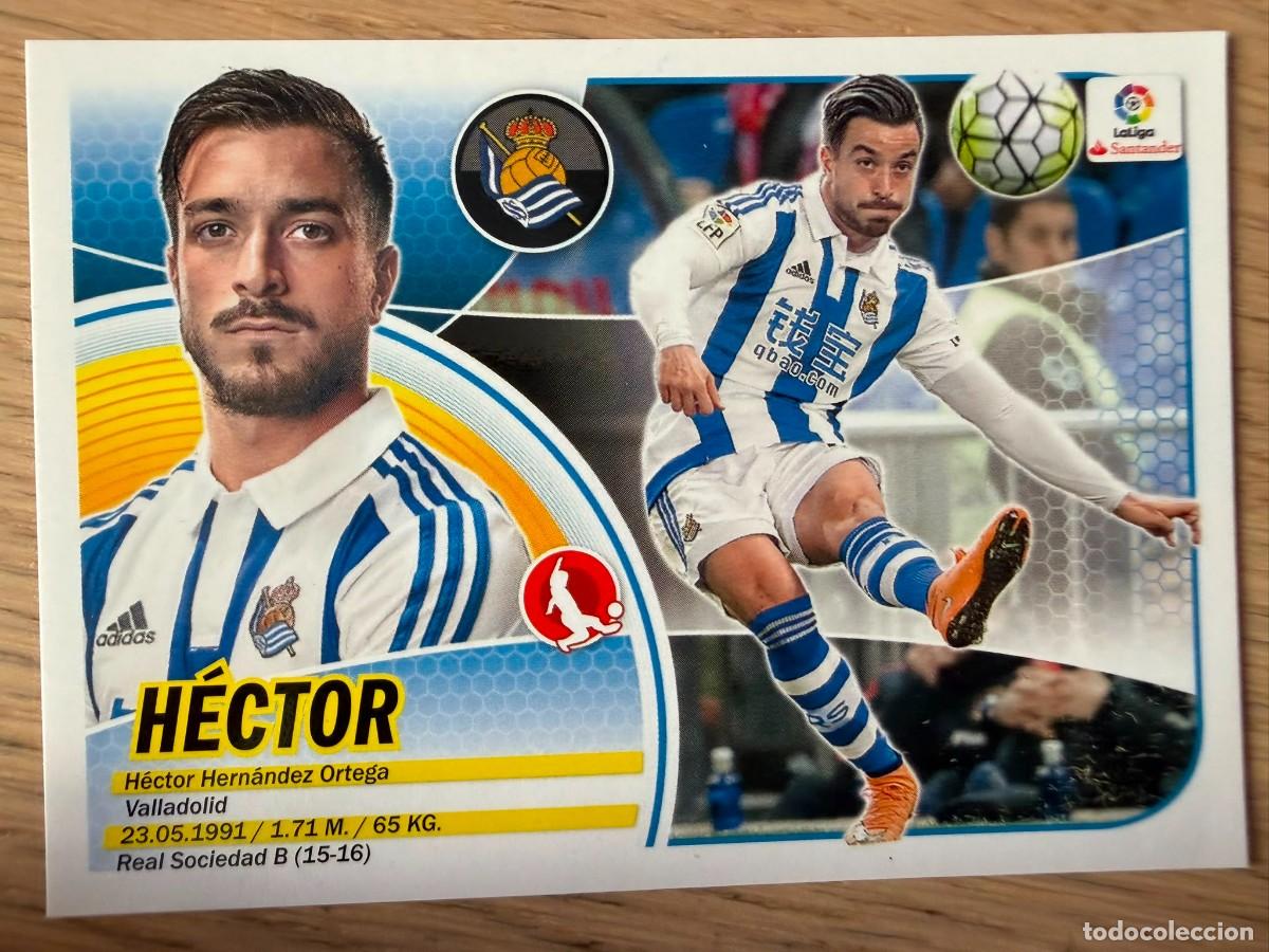 Cromos de f&uacute;tbol: 7B 7 B HECTOR REAL SOCIEDAD 16 17 2016 2017 LIGA SANTANDER COLECCIONES ESTE SIN PEGAR STICKER