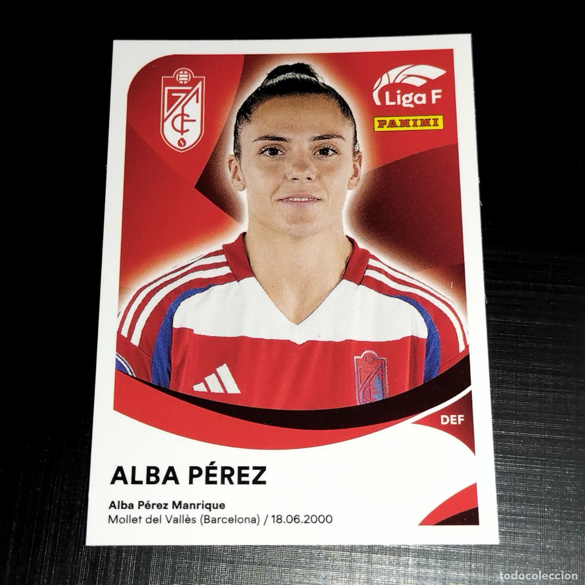Cromos de f&uacute;tbol: 166 ALBA PEREZ GRANADA CROMOS LIGA F FEMENINA PANINI 2024 2025 24 25