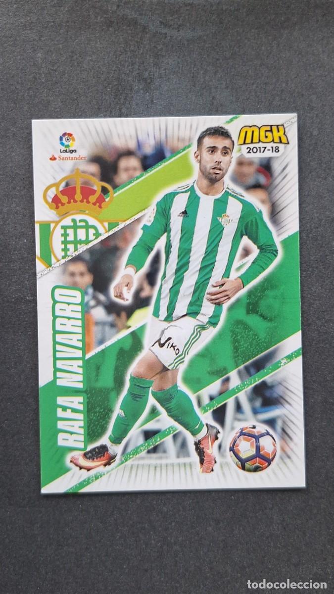 Cromos de f&uacute;tbol: L1 RAFA NAVARRO REAL BETIS BALOMPIE 112 PANINI MEGACRACKS 2017 2018 17 18