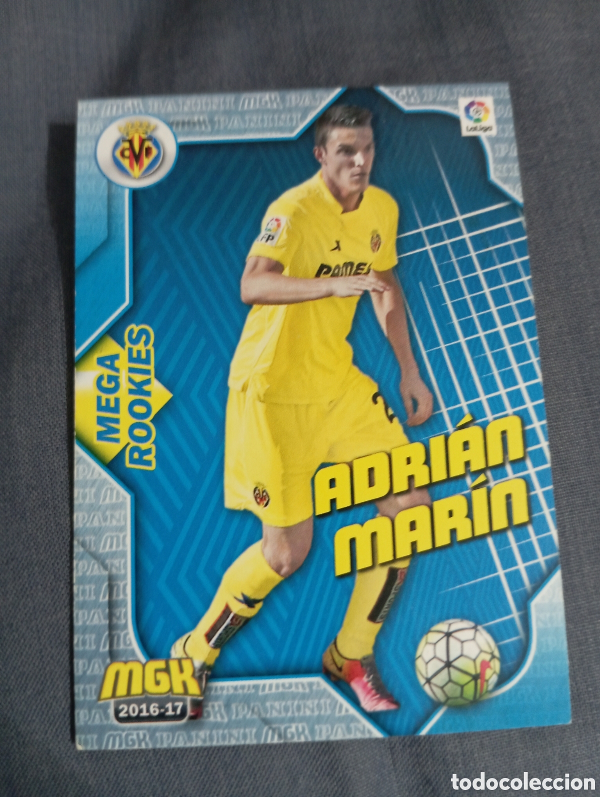 Cromos de f&uacute;tbol: Adri&aacute;n Mar&iacute;n Villarreal MEGA ROOKIES n&deg;540 / PANINI MEGACRACKS 2016/2017