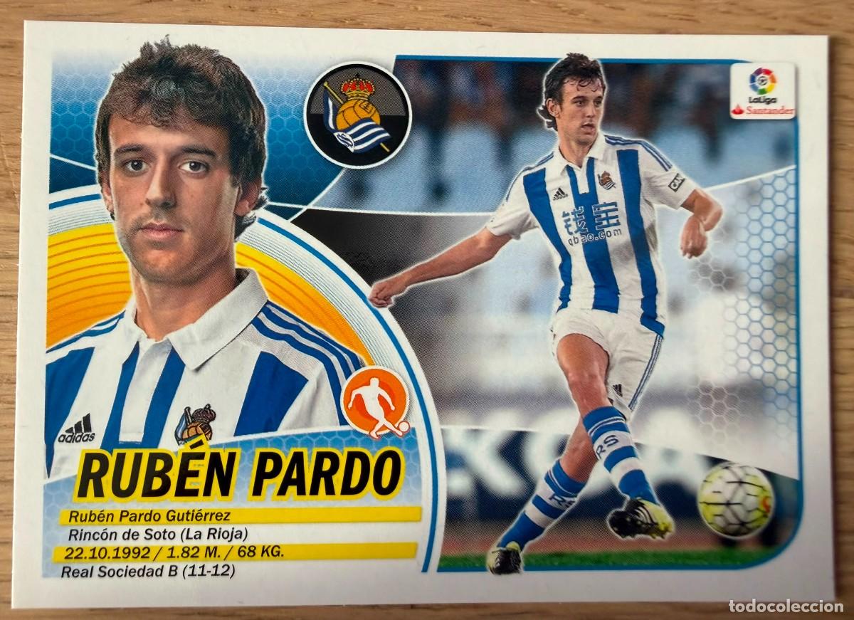 Cromos de Futebol: 10 RUBEN PARDO REAL SOCIEDAD 16 17 2016 2017 LIGA SANTANDER COLECCIONES ESTE SIN PEGAR STICKER