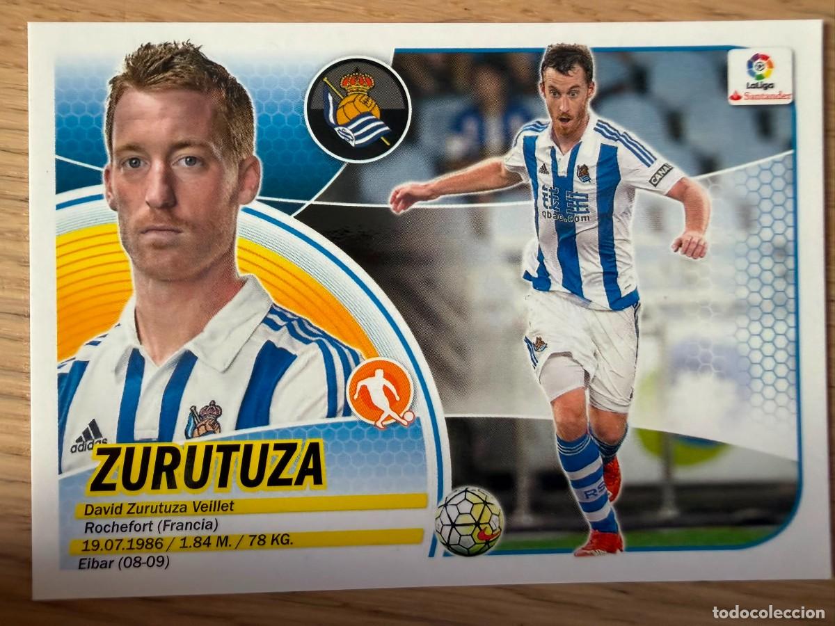 Cromos de Futebol: 11A 11 A ZURUTUZA REAL SOCIEDAD 16 17 2016 2017 LIGA SANTANDER COLECCIONES ESTE SIN PEGAR STICKER