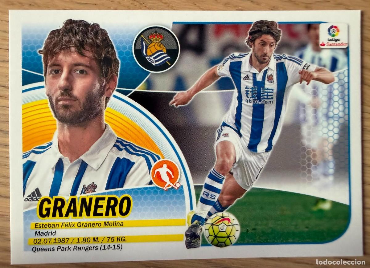 Football Stickers: 11B 11 B GRANERO REAL SOCIEDAD 16 17 2016 2017 LIGA SANTANDER COLECCIONES ESTE SIN PEGAR STICKER
