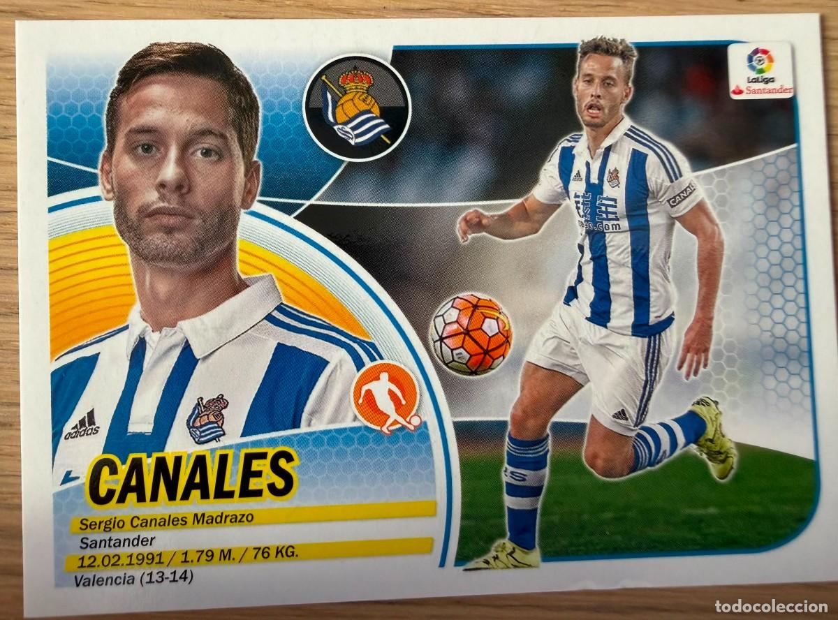 Figurine di Calcio: 12 CANALES REAL SOCIEDAD 16 17 2016 2017 LIGA SANTANDER COLECCIONES ESTE SIN PEGAR STICKER