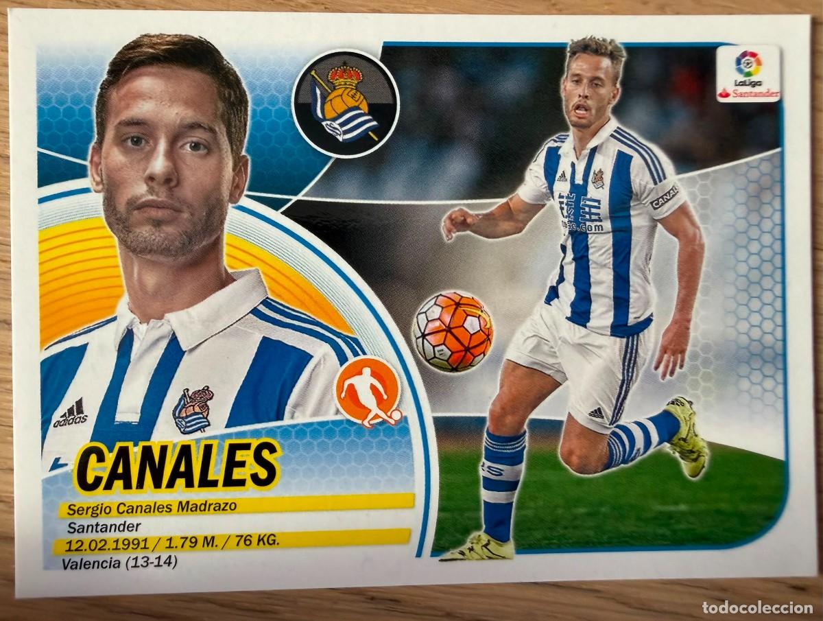 Figurine di Calcio: 12 CANALES REAL SOCIEDAD 16 17 2016 2017 LIGA SANTANDER COLECCIONES ESTE SIN PEGAR STICKER