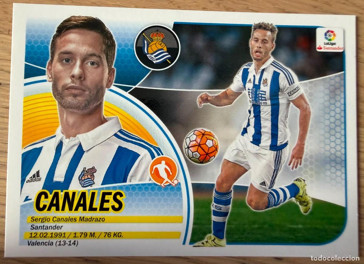 Figurine di Calcio: 12 CANALES REAL SOCIEDAD 16 17 2016 2017 LIGA SANTANDER COLECCIONES ESTE SIN PEGAR STICKER