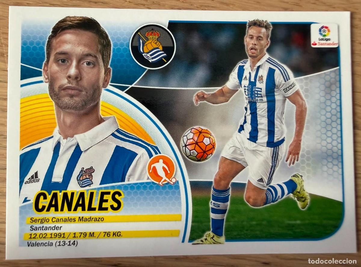 Figurine di Calcio: 12 CANALES REAL SOCIEDAD 16 17 2016 2017 LIGA SANTANDER COLECCIONES ESTE SIN PEGAR STICKER