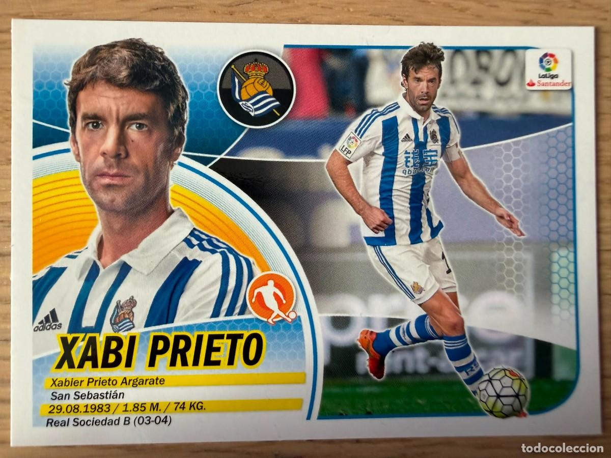 Figurine di Calcio: 13A 13 A XABI PRIETO REAL SOCIEDAD 16 17 2016 2017 LIGA SANTANDER COLECCIONES ESTE SIN PEGAR STICKER