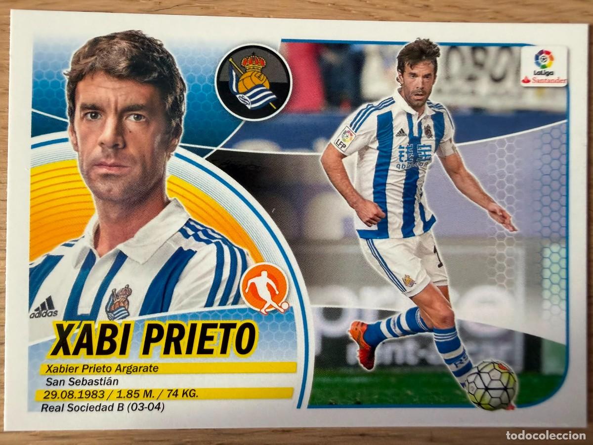 Figurine di Calcio: 13A 13 A XABI PRIETO REAL SOCIEDAD 16 17 2016 2017 LIGA SANTANDER COLECCIONES ESTE SIN PEGAR STICKER