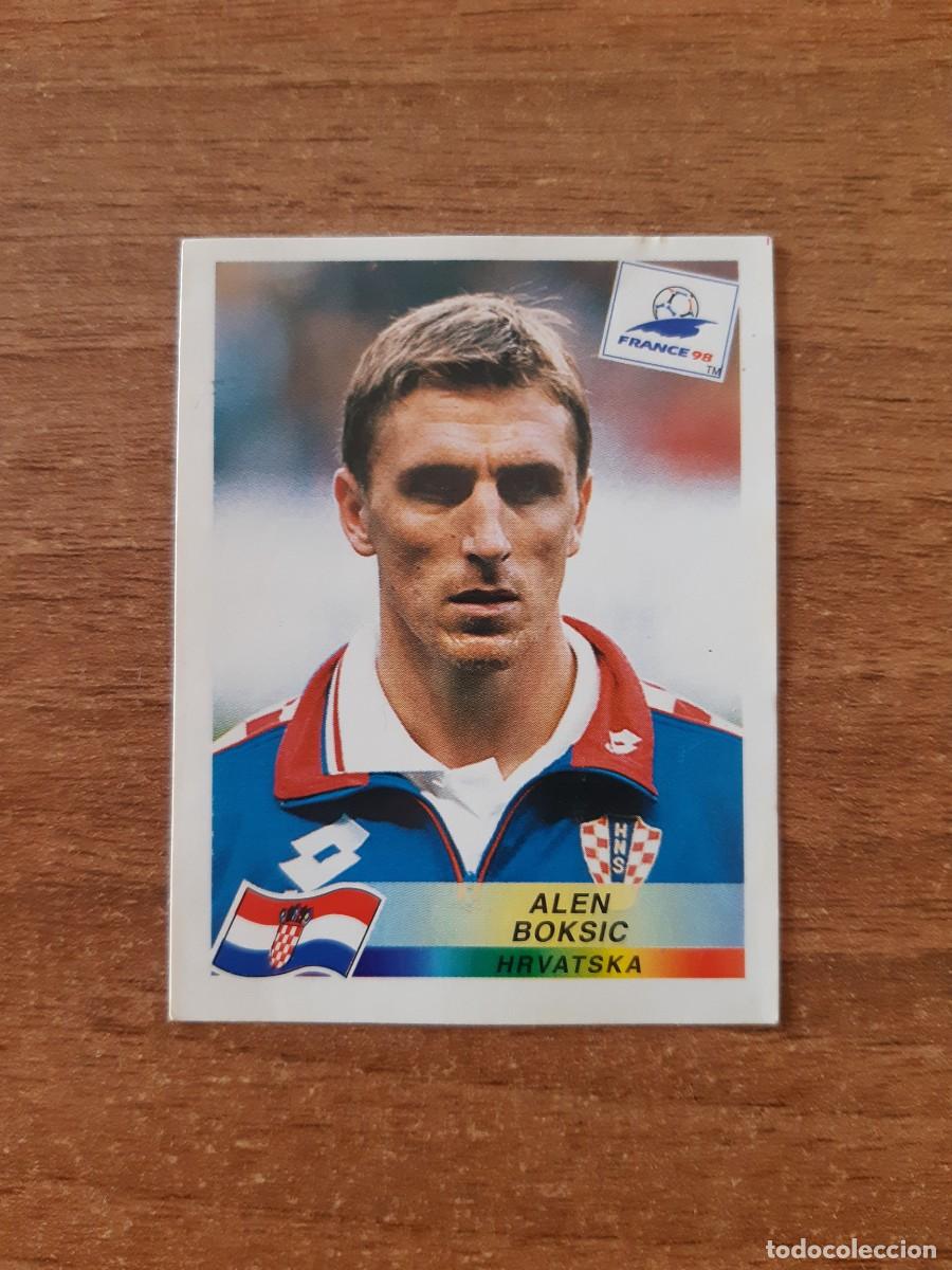 Figurine di Calcio: N&deg;547 Alen Boksic (Croacia) Mundial France 98 Francia 1998 PANINI. Trasera DANONE. Nunca pegado