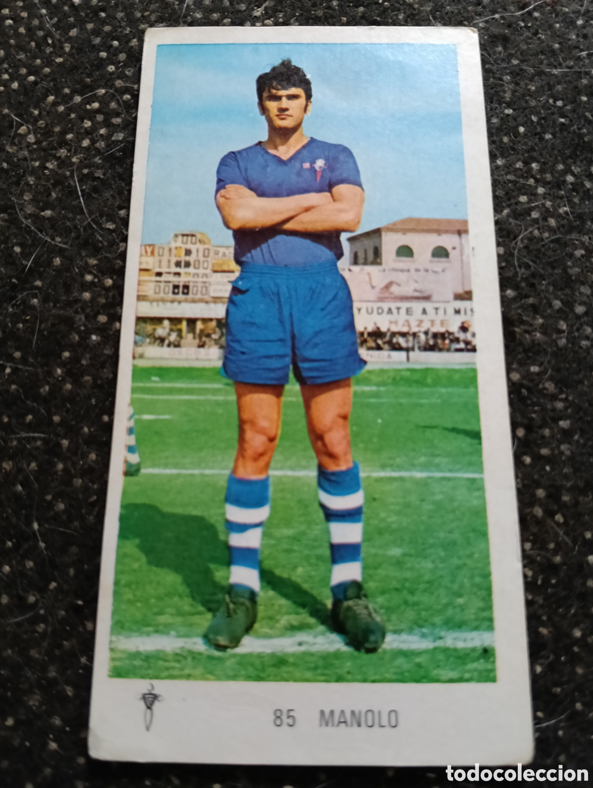 Figurine di Calcio: N&deg; 85 Manolo Celta de Vigo Ruiz Romero 1971-1972. 71-72. Nunca pegado