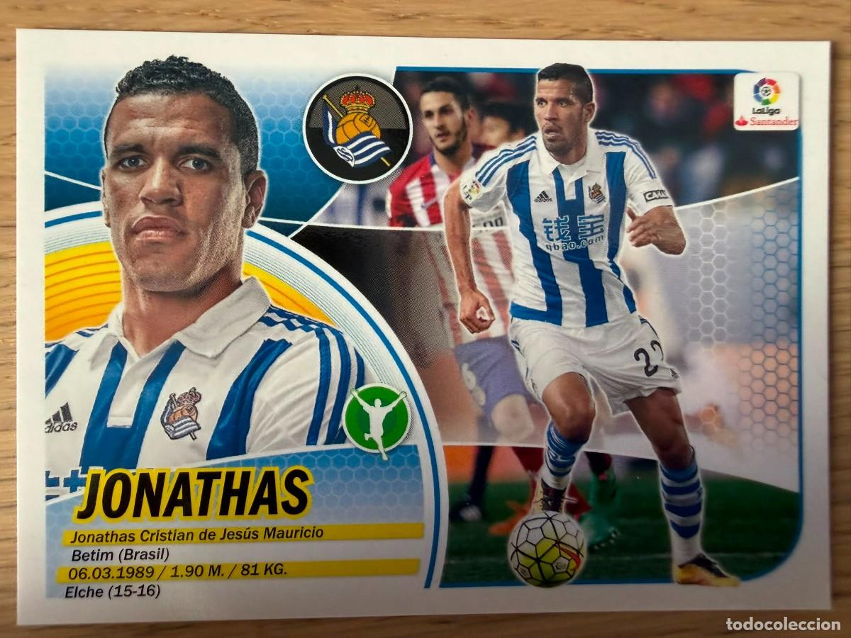 Figurine di Calcio: 13B 13 B JONATHAS REAL SOCIEDAD 16 17 2016 2017 LIGA SANTANDER COLECCIONES ESTE SIN PEGAR STICKER