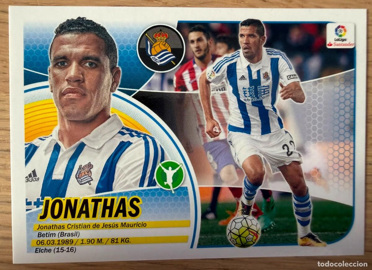 Figurine di Calcio: 13B 13 B JONATHAS REAL SOCIEDAD 16 17 2016 2017 LIGA SANTANDER COLECCIONES ESTE SIN PEGAR STICKER