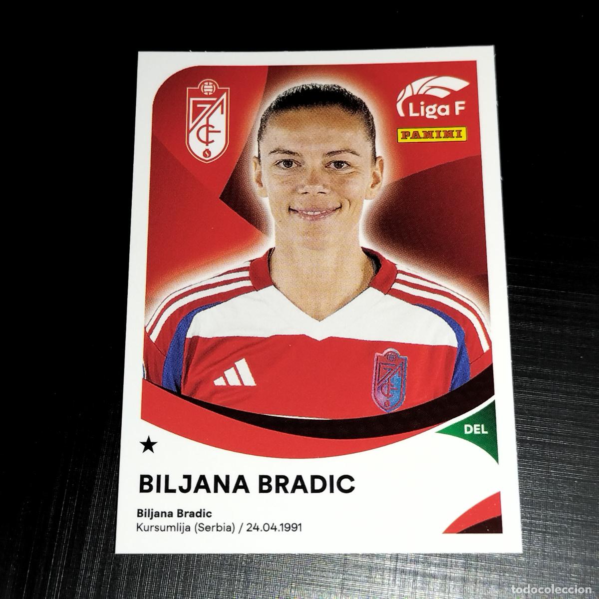 Cromos de f&uacute;tbol: 178 A BILJANA BRADIC GRANADA CROMOS LIGA F FEMENINA PANINI 2024 2025 24 25