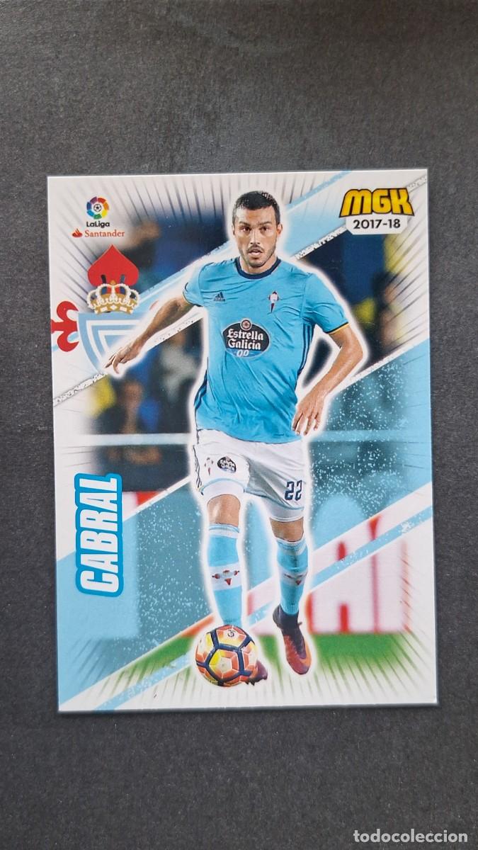 Cromos de f&uacute;tbol: L1 CABRAL CELTA DE VIGO 140 PANINI MEGACRACKS 2017 2018 17 18