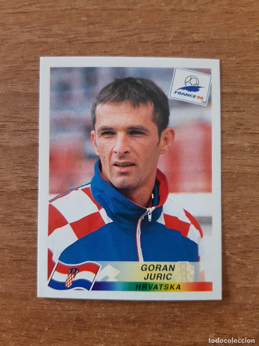 Cromos de f&uacute;tbol: N&deg;537 Goran Juric (Croacia) Mundial France 98 Francia 1998 PANINI. Nunca pegado, sin pegar