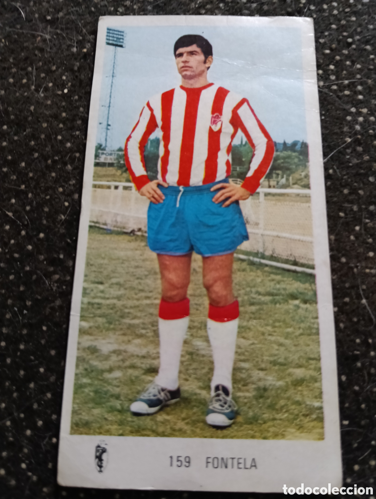 Cromos de f&uacute;tbol: N&deg; 159 Fontela Granada C.F. Ruiz Romero 1971-1972. 71-72. Nunca pegado