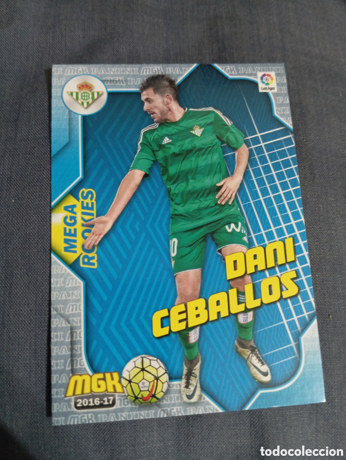 Cromos de f&uacute;tbol: Dani Ceballos Betis MEGA ROOKIES n&deg;135 / PANINI MEGACRACKS 2016/2017
