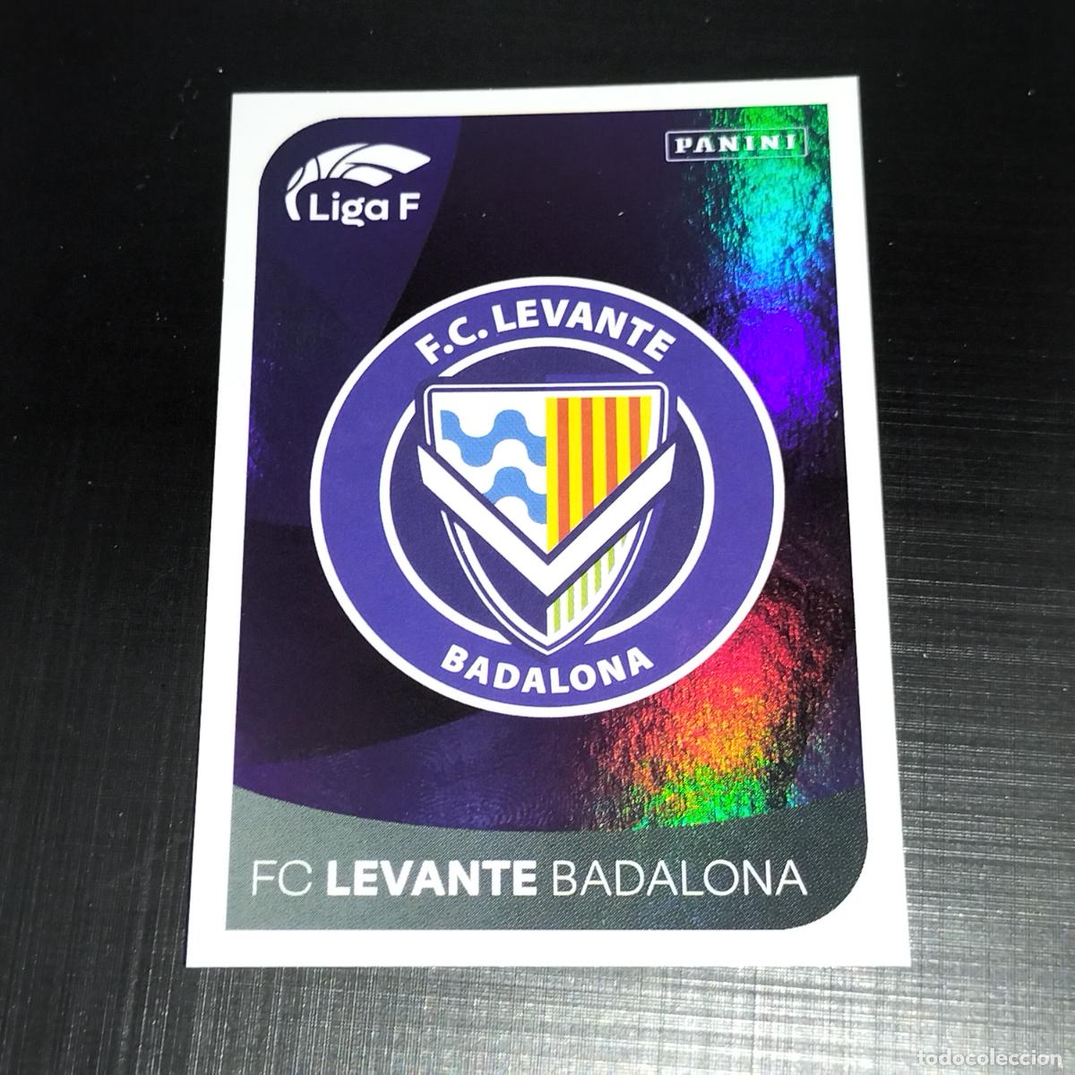 Cromos de f&uacute;tbol: 182 ESCUDO LOGO FC LEVANTE BADALONA CROMOS LIGA F FEMENINA PANINI 2024 2025 24 25
