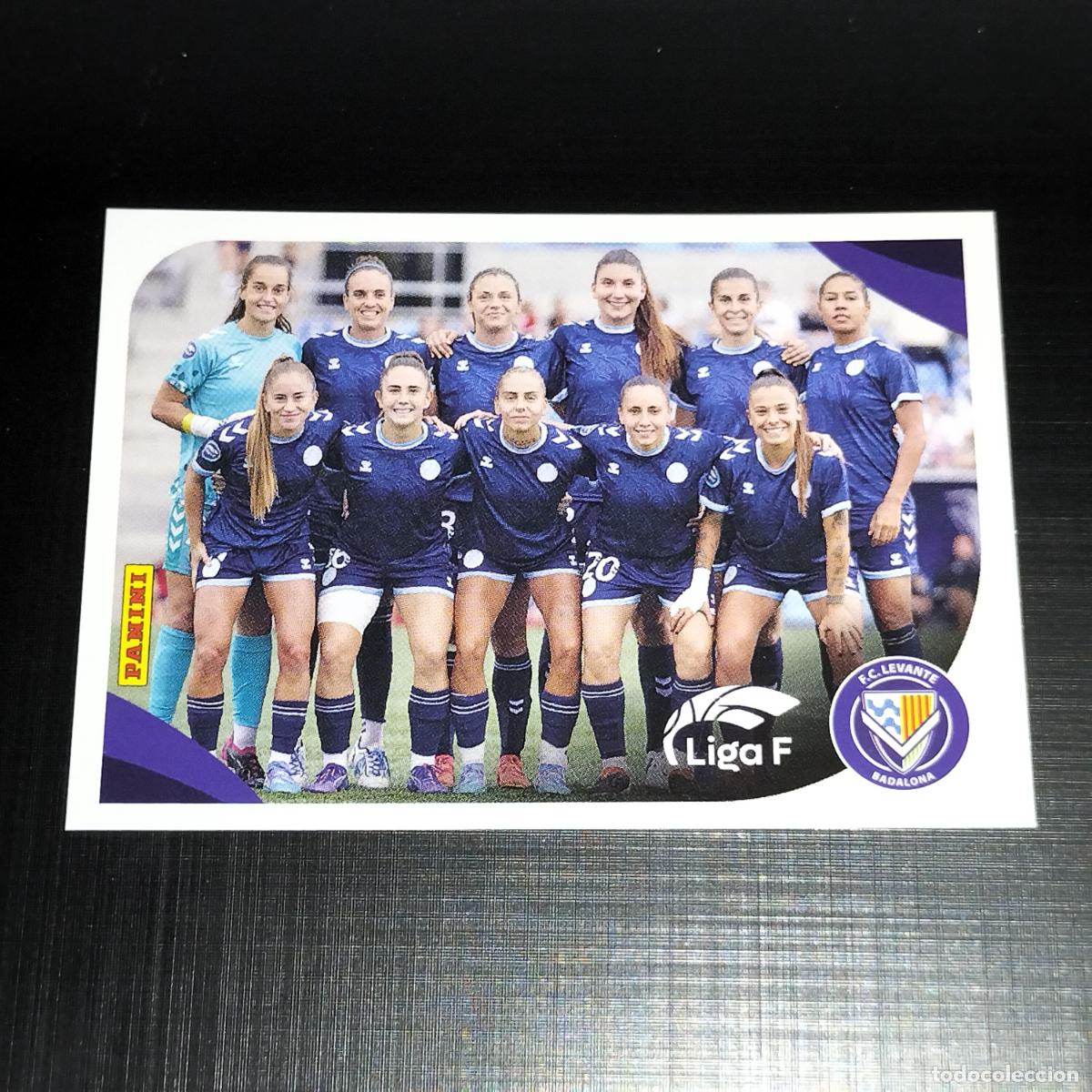 Cromos de f&uacute;tbol: 183 ALINEACION EQUIPO FC LEVANTE BADALONA CROMOS LIGA F FEMENINA PANINI 2024 2025 24 25