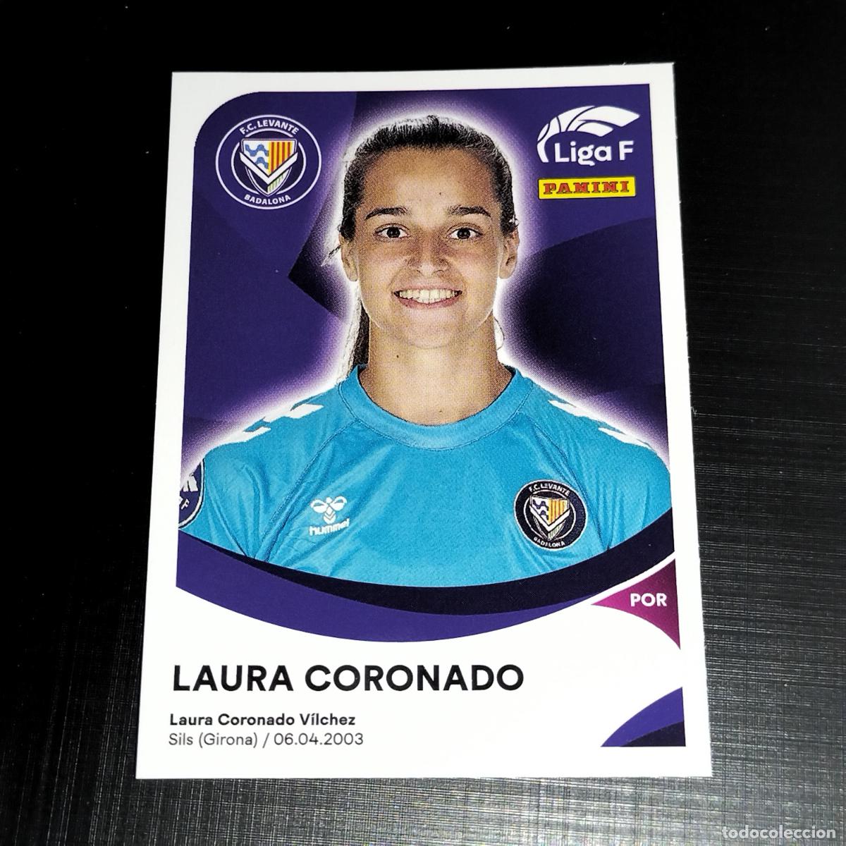 Cromos de f&uacute;tbol: 184 LAURA CORONADO FC LEVANTE BADALONA CROMOS LIGA F FEMENINA PANINI 2024 2025 24 25