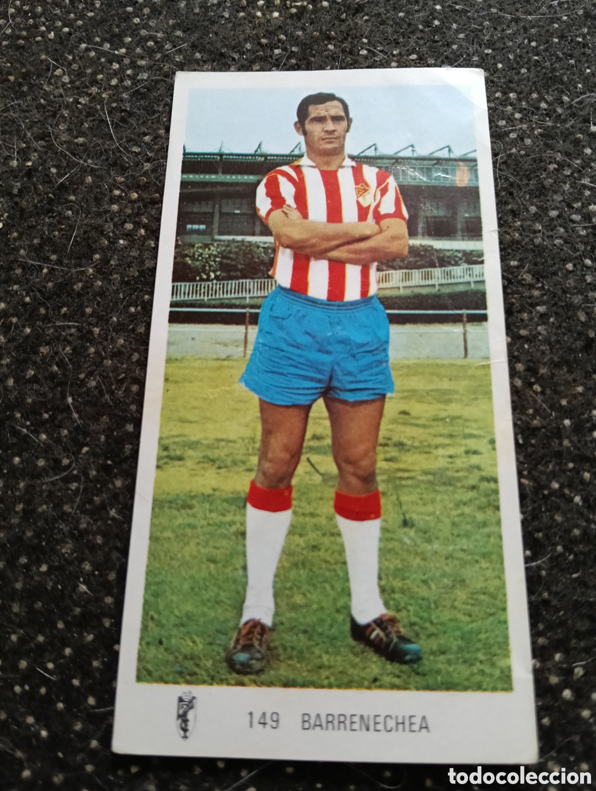 Cromos de f&uacute;tbol: N&deg; 149 Barrenechea Granada C.F. Ruiz Romero 1971-1972. 71-72. Nunca pegado