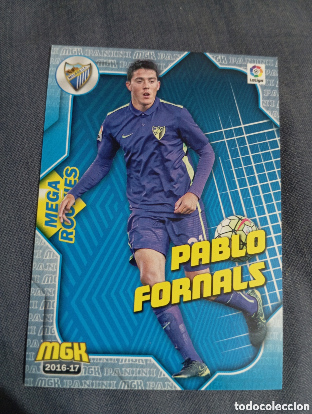 Cromos de f&uacute;tbol: Pablo Fornals M&aacute;laga MEGA ROOKIES n&deg;378 / PANINI MEGACRACKS 2016/2017