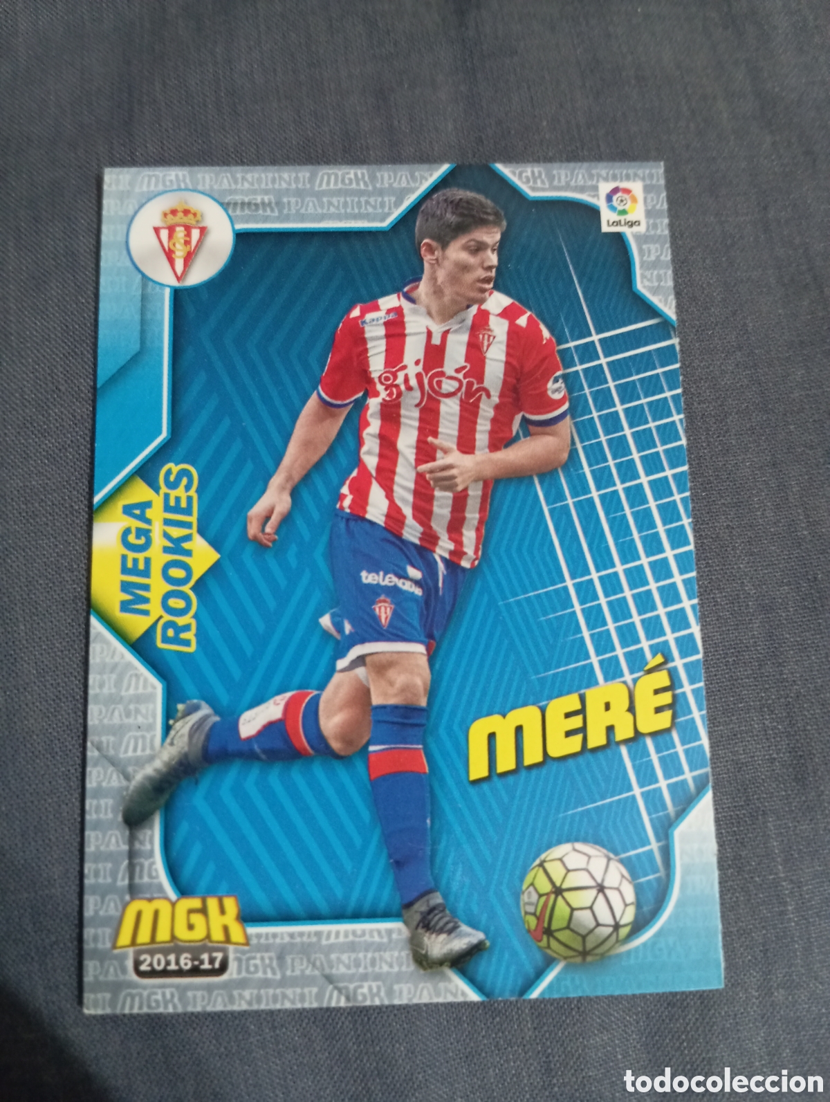 Cromos de f&uacute;tbol: Mer&eacute; Sporting de Gij&oacute;n MEGA ROOKIES n&deg;486 / PANINI MEGACRACKS 2016/2017