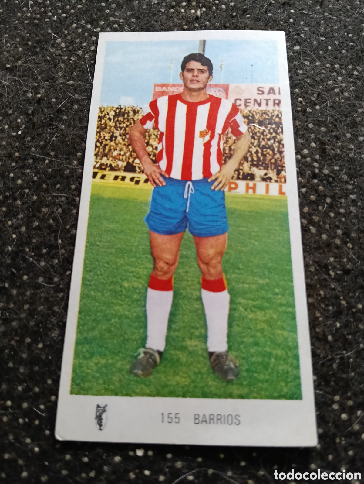 Cromos de f&uacute;tbol: N&deg; 155 Barrios Granada C.F. Ruiz Romero 1971-1972. 71-72. Nunca pegado