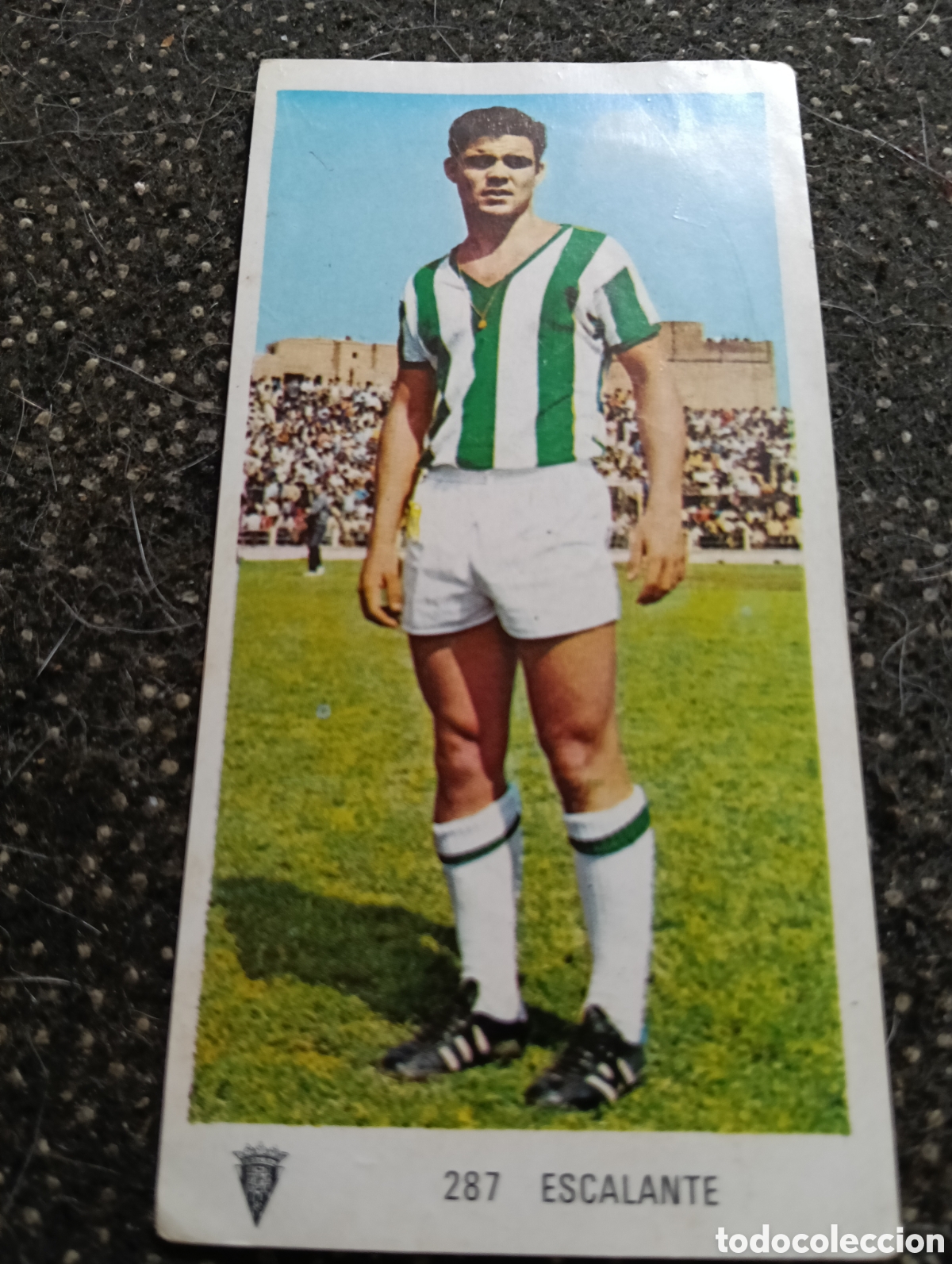 Cromos de f&uacute;tbol: N&deg; 287 Escalante C&oacute;rdoba Ruiz Romero 1971-1972. 71-72. Nunca pegado