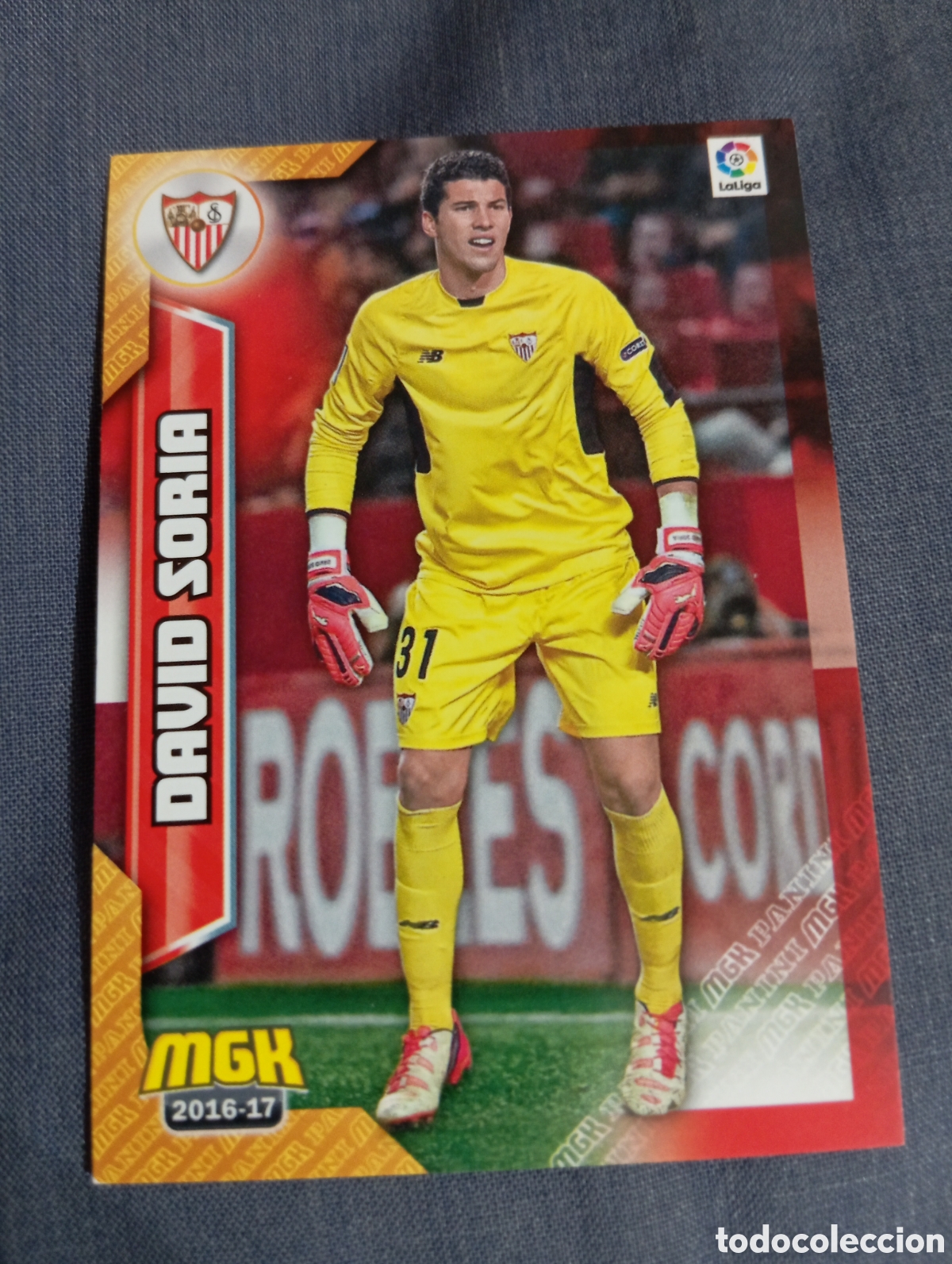 Cromos de f&uacute;tbol: David Soria Sevilla n&deg;436 / PANINI MEGACRACKS 2016/2017