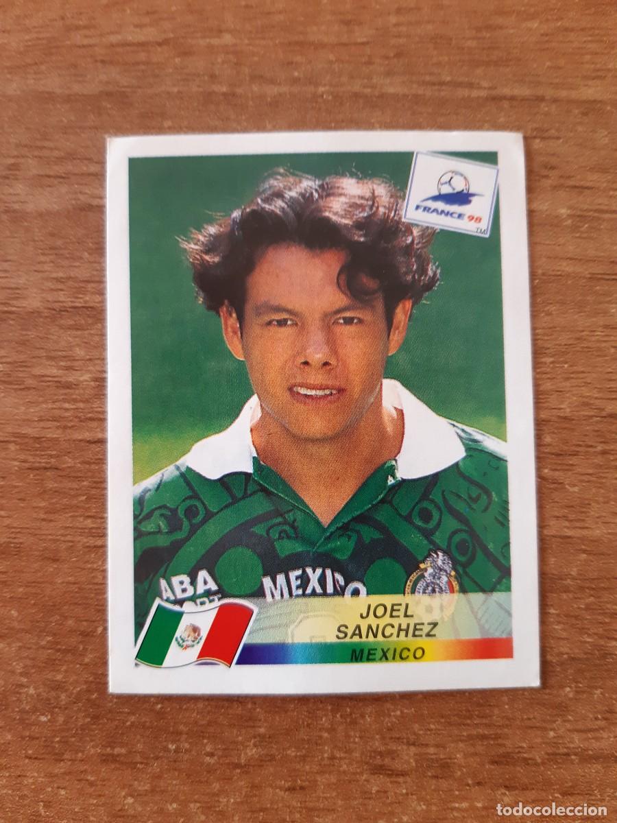 Cromos de f&uacute;tbol: N&deg;359 Joel S&aacute;nchez (M&eacute;xico) Mundial France 98 Francia 1998 PANINI. Trasera DANONE.Nunca pegado